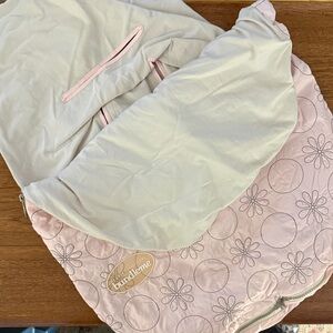 Pink Floral Car seat or stroller cover